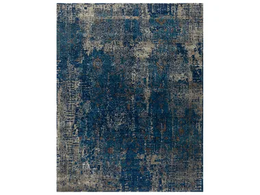 UVENUTI LRB-1569 Navy Blue/Light Taupe - Rectangular handmade rug _ Jaipur Rugs